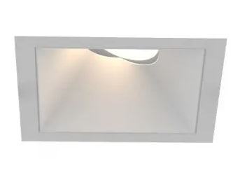 Eurofase Lighting OSC5ST02RG024035WCL 4-in 40W Oscar LED With Trim, Square, Gimbal, Wide, 120V-277V, 3500K, WH/WH, Clear