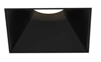 Eurofase Lighting OSC5STL01RF014027WCL 4-in 40W Oscar LED without Trim, Square, Wide, 120V-277V, 2700K, BLK/BLK, Clear