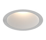 Eurofase OSC3RT01RF021535WCL 3-in 15W Round Oscar LED With Trim - 3500K - 120V-277V - 38º Wide - Clear Diffuser - Black/White