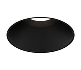 Eurofase OSC3RTL02RF011530WCL 3-in 15W Oscar Round Recessed Fixed LED Without Trim - 3000K - 120V-277V - (W) Wide 38° - (CL) Clear - White/Black