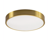 AFX Lighting OTVF1218LAJD1SB Octavia 12" Led Flush Mount - 3k / 35k / 4k - 120v - Satin Brass Finish