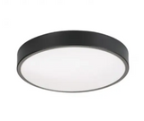 AFX Lighting OTVF1425LAJD1BK-BB 33W LED Octavia Flush Mount w/ Backup, 120V, Selectable CCT, Black Finish