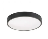 AFX Lighting OTVF1932LAJD1BK-BB LED Octavia Flush Mount, Light with Emergency Battery Backup Black Finish