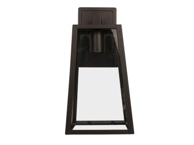 MaxLite OWL-TBK-E26 LED Outdoor Wall Light, Trapezoid Style, Black Finish, E26 Base Socket