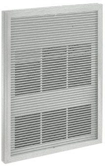 Ouellet OAWH02008AL-TAV Single Phase Architectural Aluminum Wall Fan Heater - Tamperproof Thermostat - Single Pole - Wattage: 2000W - Voltage: 208V - Finish: Aluminum