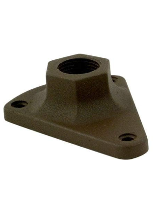 Dabmar Lighting P-MB-1-BZ 1.5" NPT Aluminum Female Surface Mounting Bracket, Bronze Finish