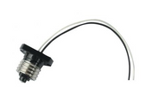 Elco Lighting P010T Phenolic Screw Base Adapter with 8" pigtail wires, Socket Adapters