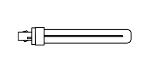 Elco Lighting P13 7" Single 13W 2-Pin Twin Tube PL Lamp