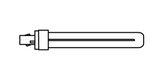 Elco Lighting P13 7" Single 13W 2-Pin Twin Tube PL Lamp