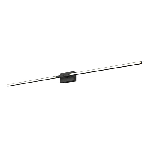 Kuzco Lighting WS25350-BK-UNV Pandora 50-in Wall Sconce Light CCT: 3000K -  Finish: Black