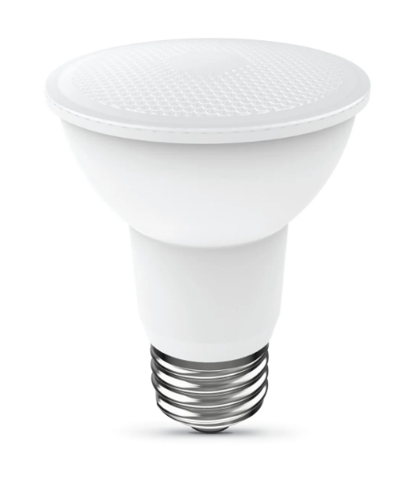 Feit Electric PAR2050/850/10KLED/3 (50W Replacement) Daylight PAR20 Reflector LED Light, Color Temperature 5000K, Wattage 7W, Voltage 120V - 3 Pack