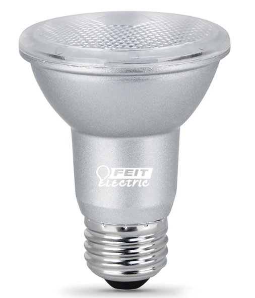 Feit Electric PAR20DM/930CA 50W Replacement PAR20 Dimmable Enhance Reflector LED Light, Color Temperature 3000K, Wattage 5W, Voltage 120V