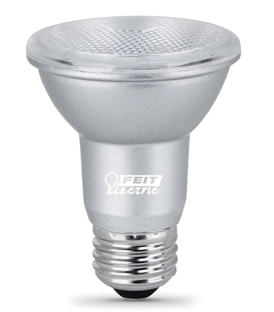 Feit Electric PAR20DM/950CA/2/4 50W Replacement PAR20 Dimmable Daylight Enhance Reflector LED Light, Color Temperature 5000K, Wattage 5W, Voltage 120V - 4-2 Pack
