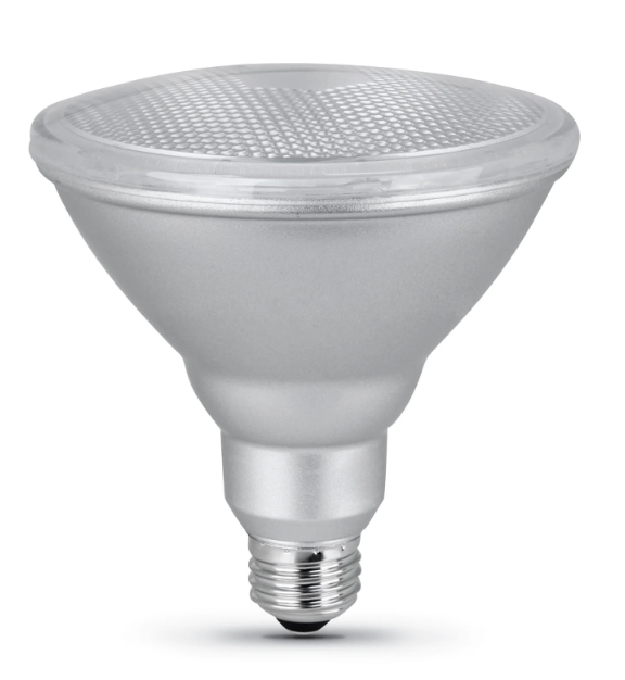 Feit Electric PAR38DM/1600/950CA/2 17.7W (150W Replacement) Daylight (5000K) PAR38 (E26 Base) Dimmable Reflector LED Bulbs Color Temperature 5000K, Wattage 17.7W, Voltage 120V Pack 2