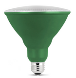 Feit Electric PAR38/G/10KLED/BX Green PAR38 Non-Dimmable LED Reflector Light Bulb Wattage 7W, Voltage 120V Pack 1