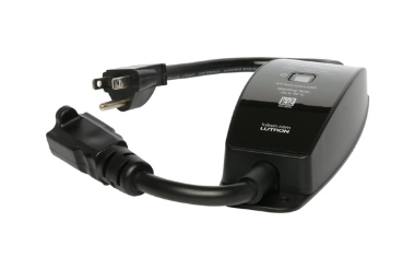 Lutron PD-15OUT-BL Caséta Wireless Outdoor Smart Plug, Black FInish