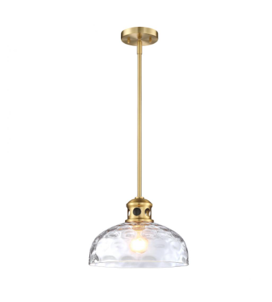 SDQ Lighting PD32612WG Contemporary Warm Gold Ceiling Pendant Light Fixture
