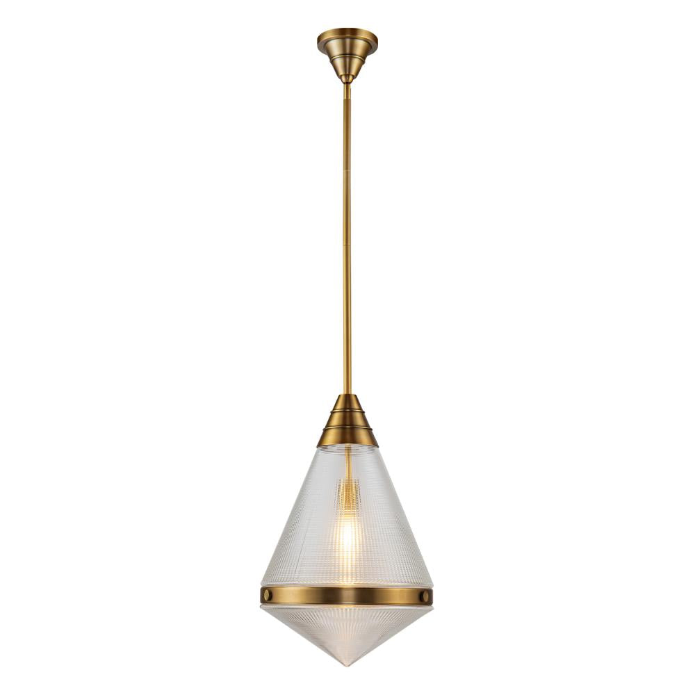 Alora Lighting PD348022VBPG Willard 1 Light 13.50 inch Pendant
