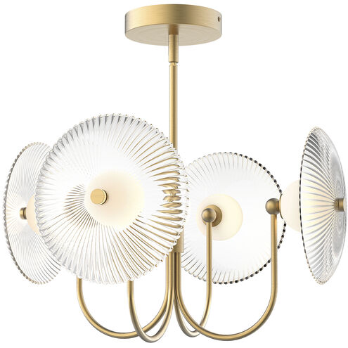 Alora Mood PD417904BGCR Alora Mood Hera LED 21 inch Brushed Gold Pendant Ceiling Light