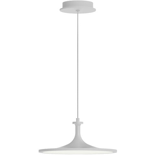Alora Mood PD418012WH Issa LED 12 inch White Pendant Ceiling Light