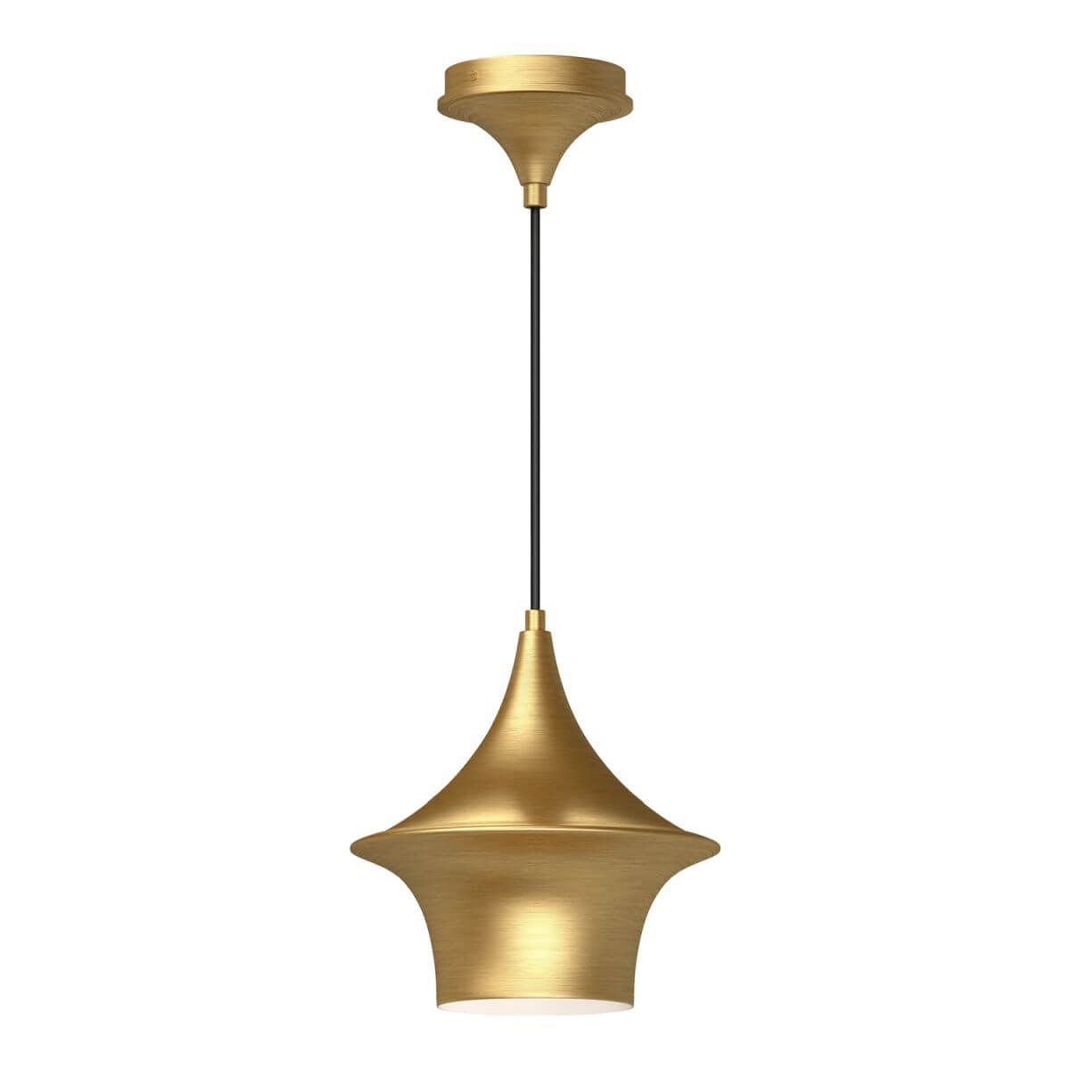 Alora Mood PD523009BG 10" Emiko 1-Light Pendant Fixture - Brushed Gold