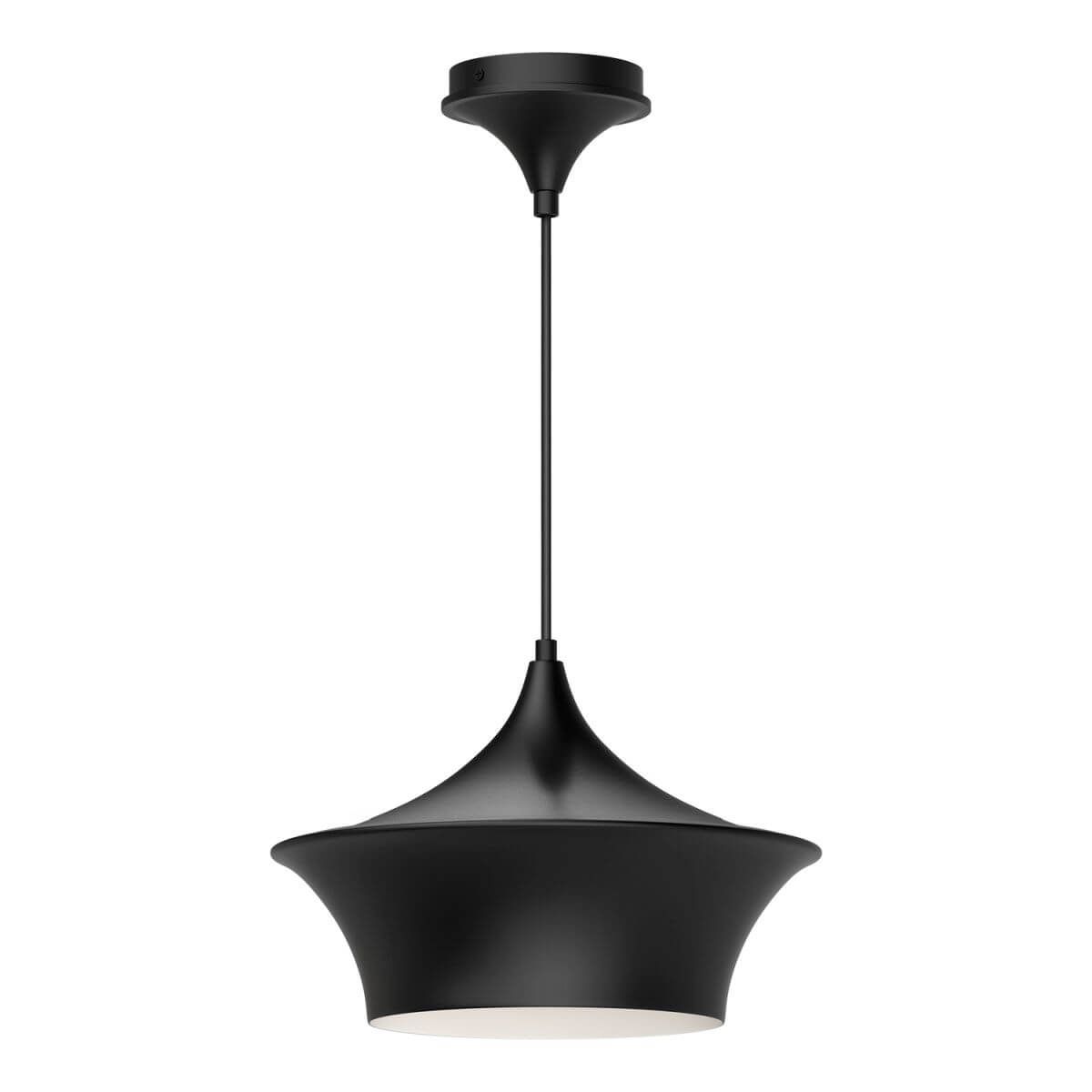 Alora Mood PD523013MB 13" Emiko 1-Light Pendant Fixture - Matte Black