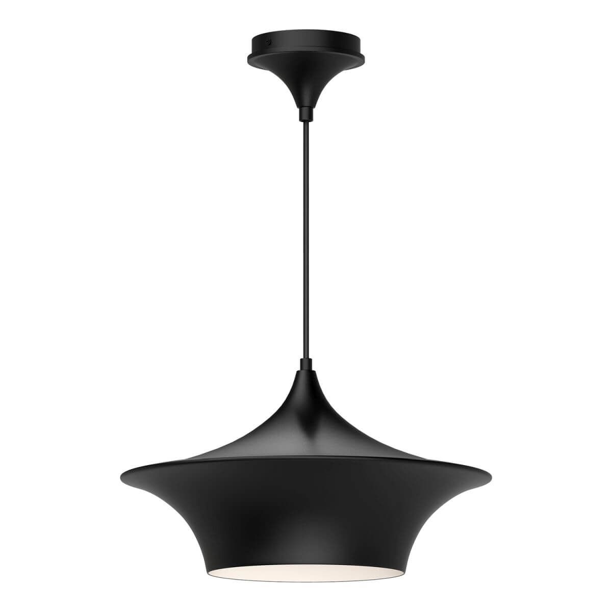 Alora Mood PD523016MB 16" Emiko 1-Light Pendant Fixture - Matte Black