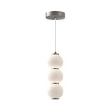 Alora Lighting PD530313BNOP Bijou 7 in. 1 Light 20-Watt Brushed Nickel/Opal Matte Glass Integrated LED Pendant Light