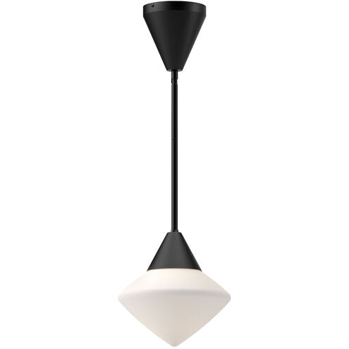 Alora Mood PD537508MBOP Nora 1 Light 8 inch Pendant Ceiling Light Matte Black Finish