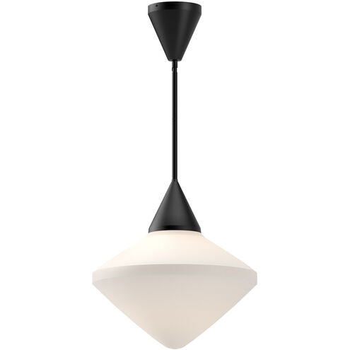 Alora Mood PD537714MBOP  Nora 1 Light 14.13 inch Pendant Ceiling Light  Matte Black Finish