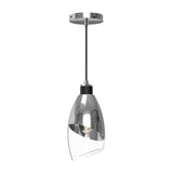 Alora Lighting PD587105CHCL Capri 1 Light 5 inch Mini Pendant in Chrome with Clear Glass