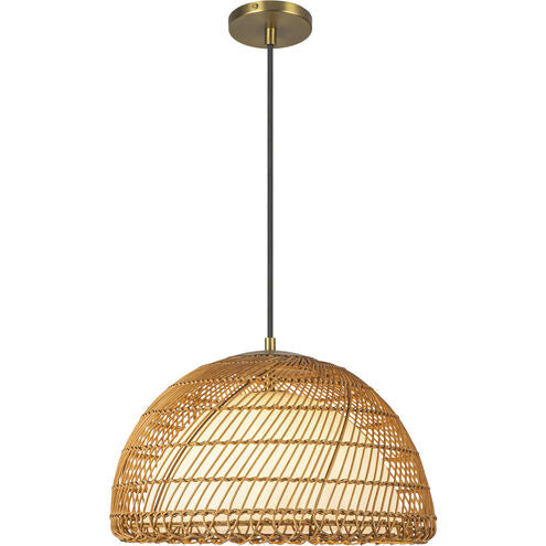 Alora Mood PD631416BGOP Bondi 1 Light 16.13 inch Pendant Ceiling Light Brushed Gold Finish