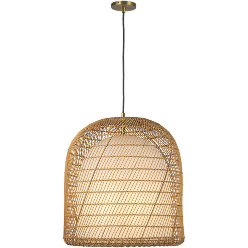 Alora Mood PD631920BGOP Bondi 1 Light 20.13 inch Pendant Ceiling Light Brushed Gold Finish
