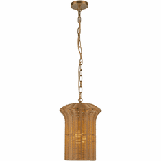 Alora Mood PD641011BG Kai 1 Light 11.13 inch Pendant Ceiling Light Brushed Gold Finish