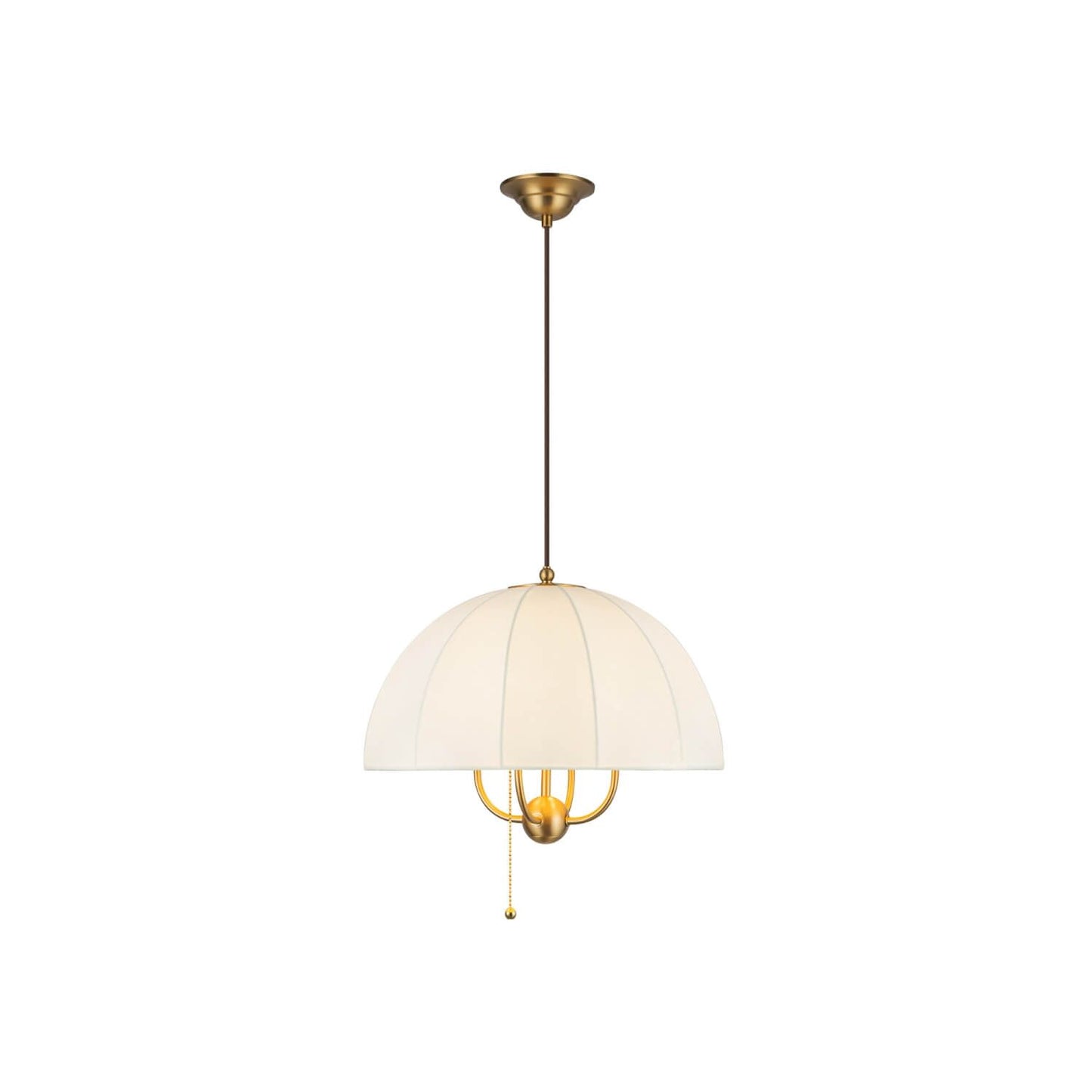 Alora Mood PD661418BG 18" Crosby 4-Light LED Pendant - Brushed Gold / Spandex Shade