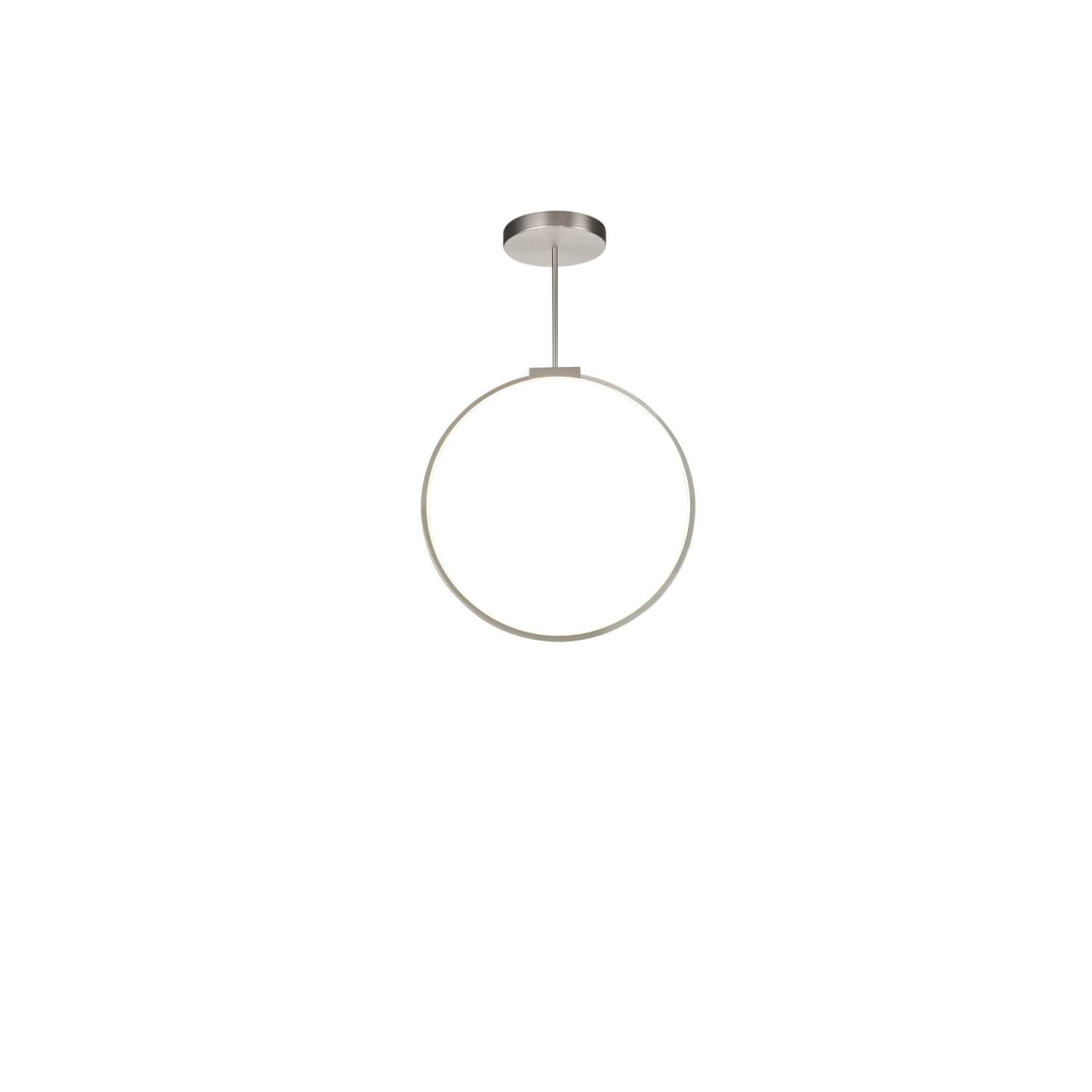 Kuzco Lighting PD82524-BN-UNV Cirque 24 inch LED Pendant in Brushed Nickel, Color Temperature 3000K, Wattage 36W