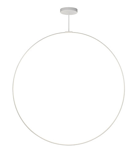 Kuzco Lighting PD82572-WH-UNV-010 Cirque 72-in Pendant Ceiling Light - CCT: 3000K - Finish: White