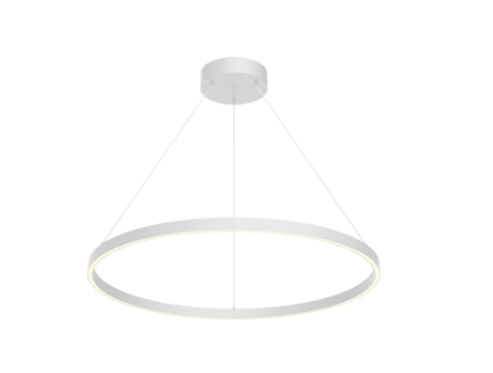 Kuzco Lighting PD87732-WH-UNV-010 Cerchio 32" Wide LED Suspension Pendant Light, 3000K, 78W, 5630lm White Finish