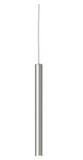 DALS Lighting PDC18-CC-SBA Nova 18" CCT LED Cylinder Pendant Light, Sand Blasted Aluminum Finish