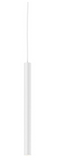 DALS Lighting PDC18-CC-WH Nova 18" CCT LED Cylinder Pendant Light, White Finish