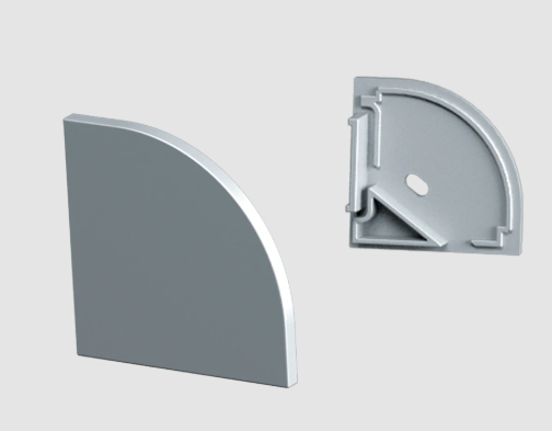 American Lighting PE-RADXL-FEED Radius XL End Cap with Feed