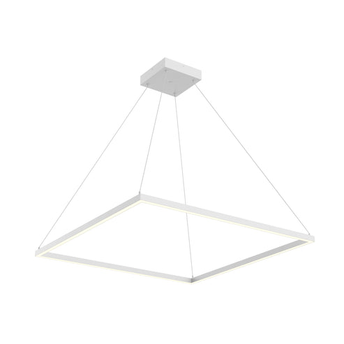 Kuzco Lighting PD88136-WH-UNV-010 Piazza 36-in Pendant Ceiling Light - CCT: 3000K - Finish: White