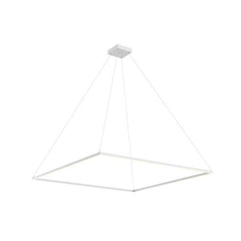Kuzco Lighting PD88160-WH-UNV-010 Piazza 60-in Pendant Ceiling Light - CCT: 3000K - Finish: White