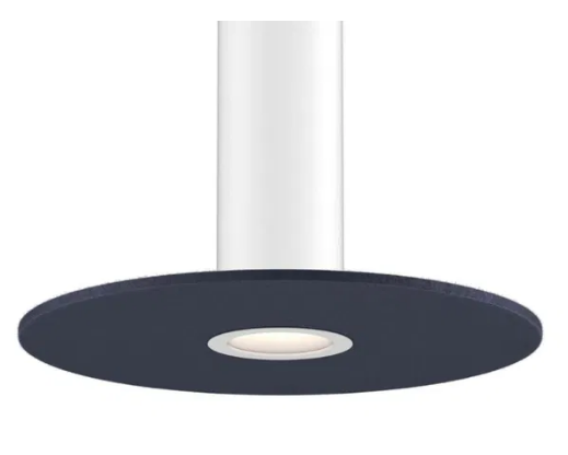 Dals Lighting PIL-ACCFD24-DB-WH White mounting reflector and 24 Inch felt disk Dark blue for PILXX
