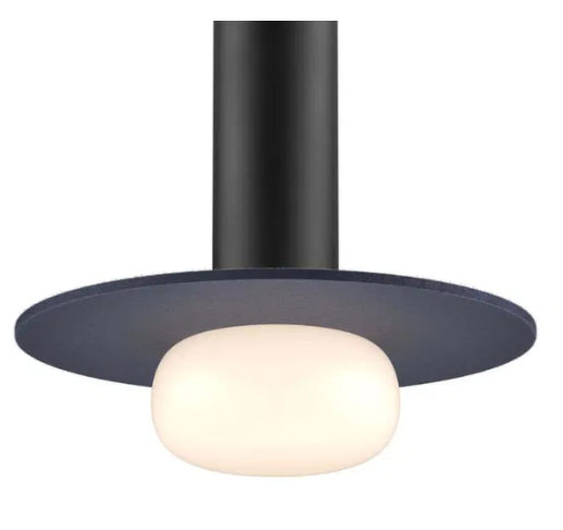 Dals Lighting PIL-ACCGB-DB Glass ball and felt disk - Dark blue