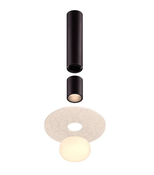 Dals Lighting PIL-ACCT42-BK 42 Inch extension for PILXX - Black