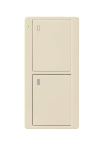 Lutron PJ2-2B-GLA-L02 2-Button Pico Smart Remote - Appliance Icons - Light Almond Finish