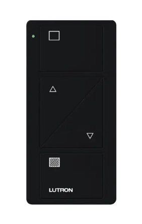 Lutron PJ2-2BRL-GBL-S01 2-Button Pico Smart Remote with Raise/Lower - Shade Icons - Black Finish