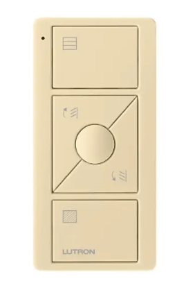 Lutron PJ2-3BRL-GIV-S10 Original 3-Button Pico Smart Remote with Raise/Lower and Preset Tilt Blind Icons, Ivory