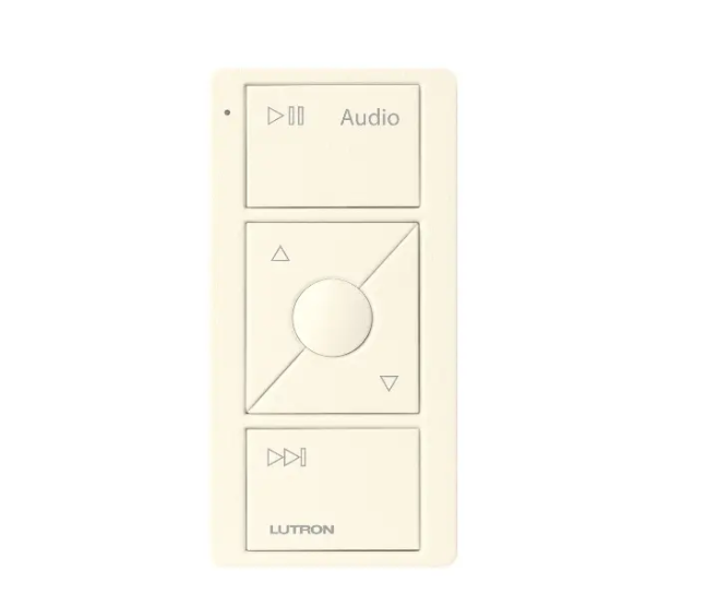 Lutron PJ2-3BRL-TBI-A02 Pico Smart Remote for Audio - Works with Sonos - Audio Icons - Biscuit